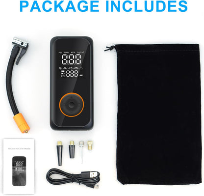 150 PSI Portable Cordless Tire Inflator - Digital Air Compressor with Auto Shutoff
